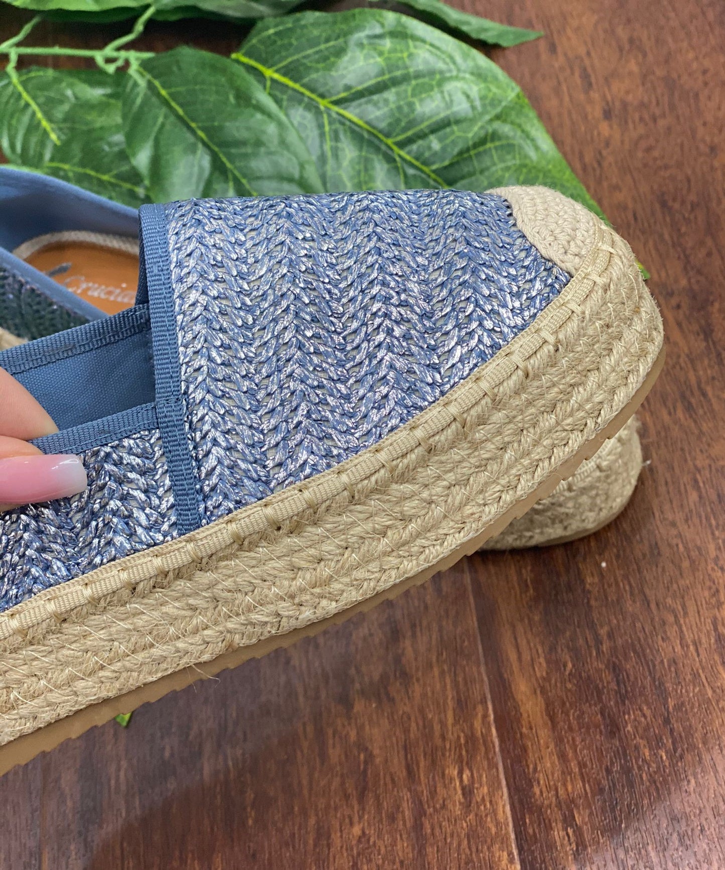 Espadrillas W21138-4 Blu