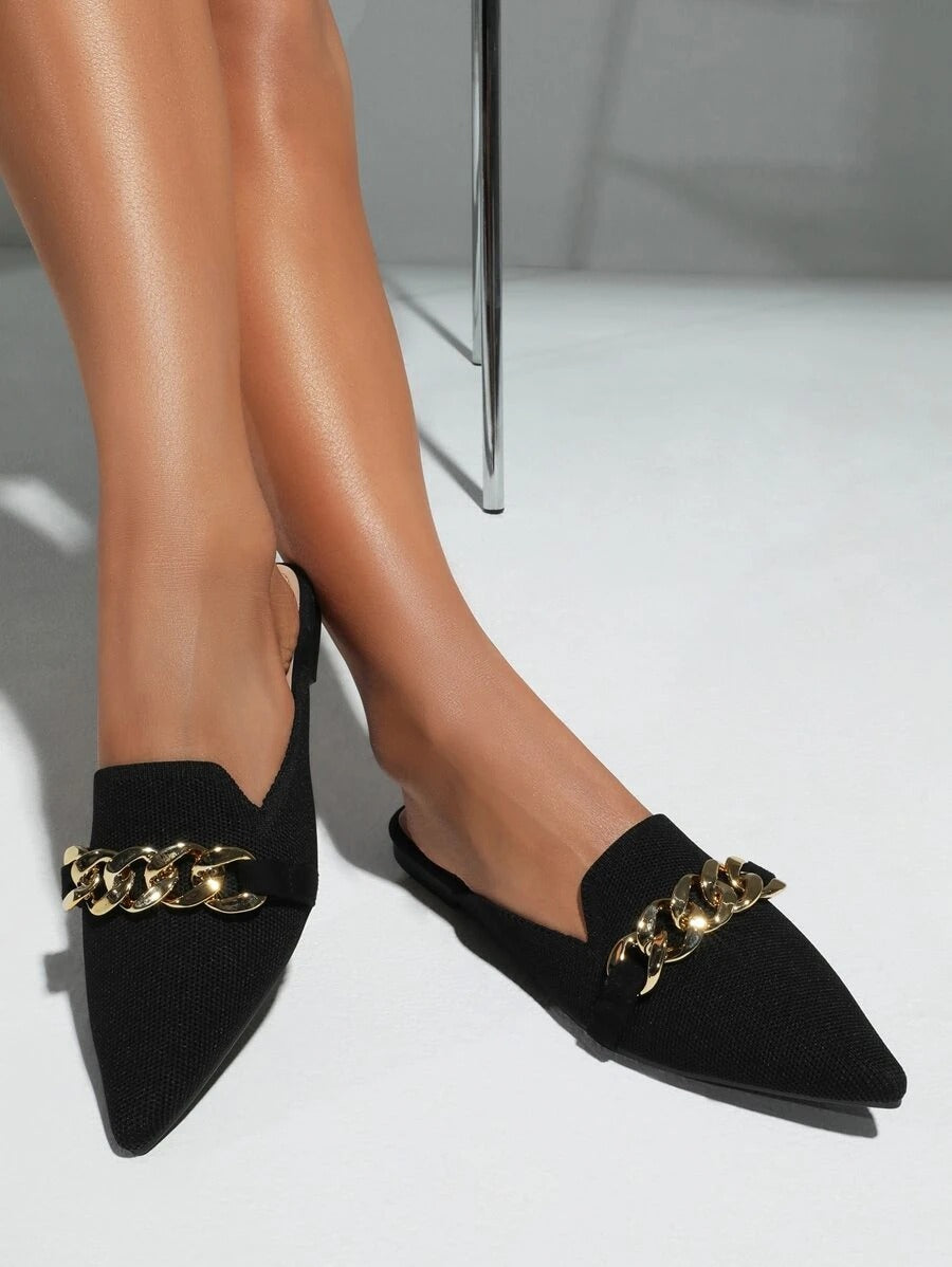 Schwarzer PU03 Mokassin.