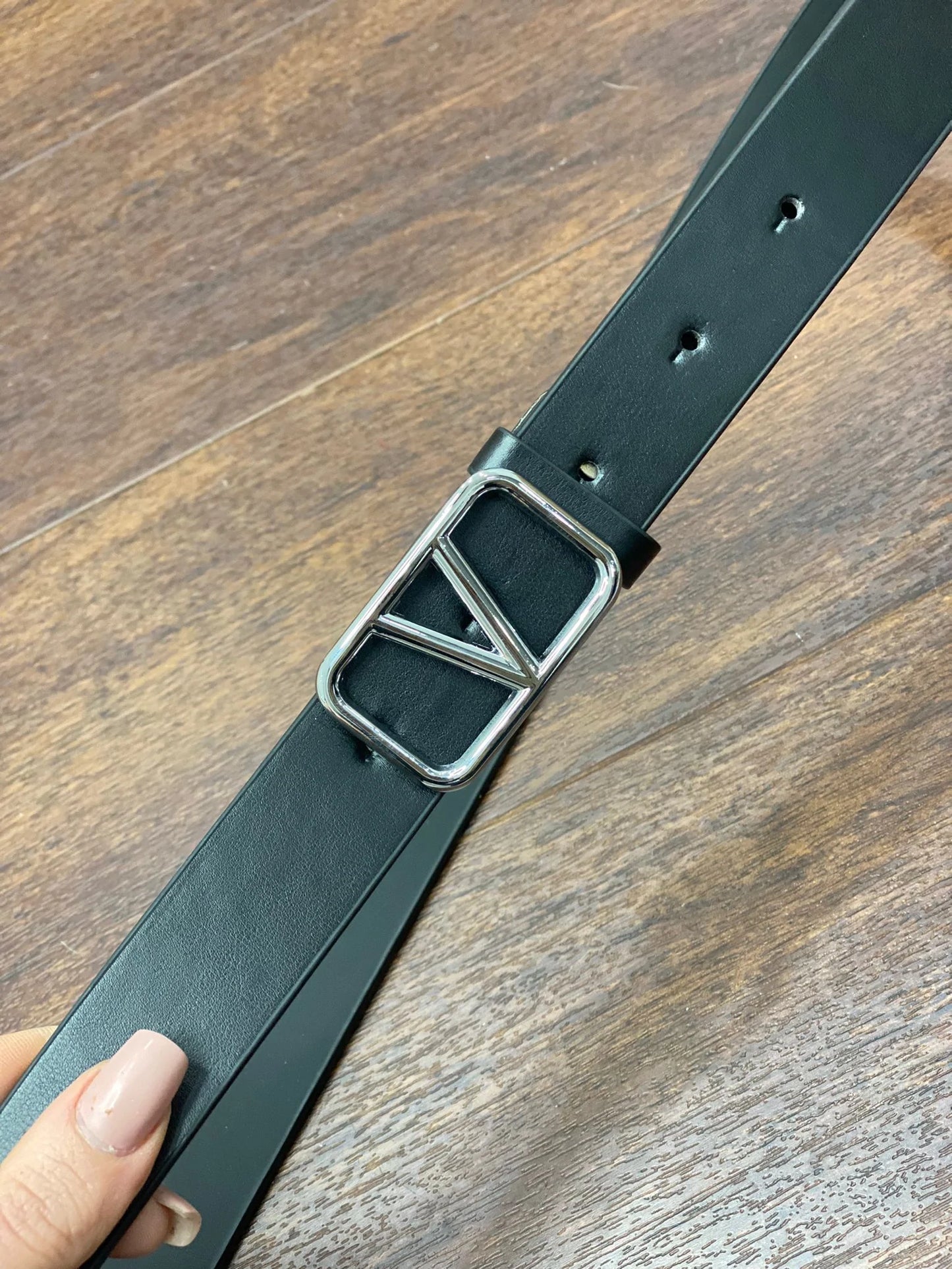 Zleta Black / Gold Gürtel