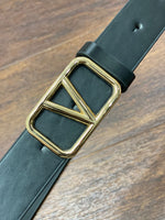 Zleta black / gold belt