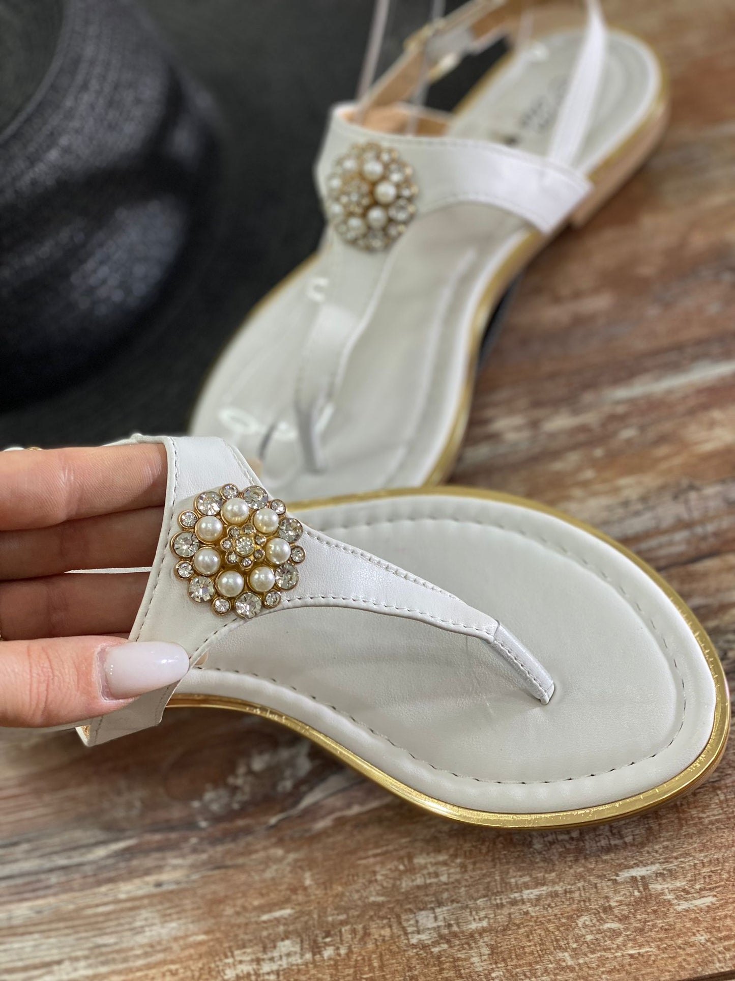 Sandalo RD083 Bianco