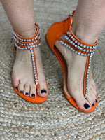 Sandalo J2567 Arancione