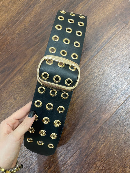 Cintura Siza Nero/Oro