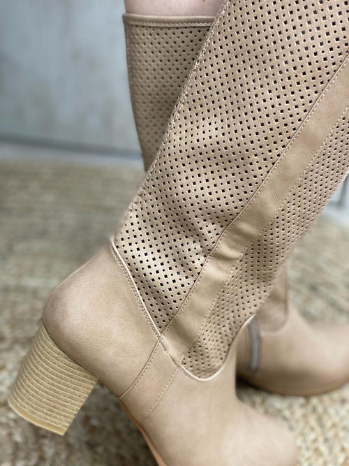 Beige JH20-190 ankle boot