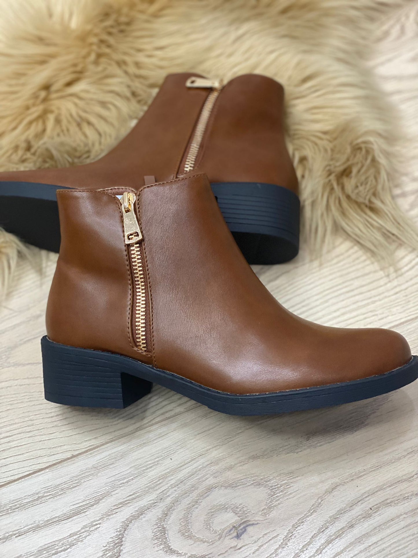 Stivaletto VB22505 Cuoio