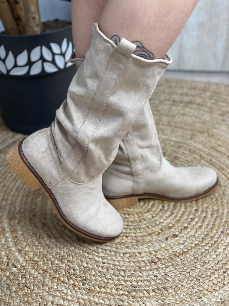Beige LY-70 ankle boot