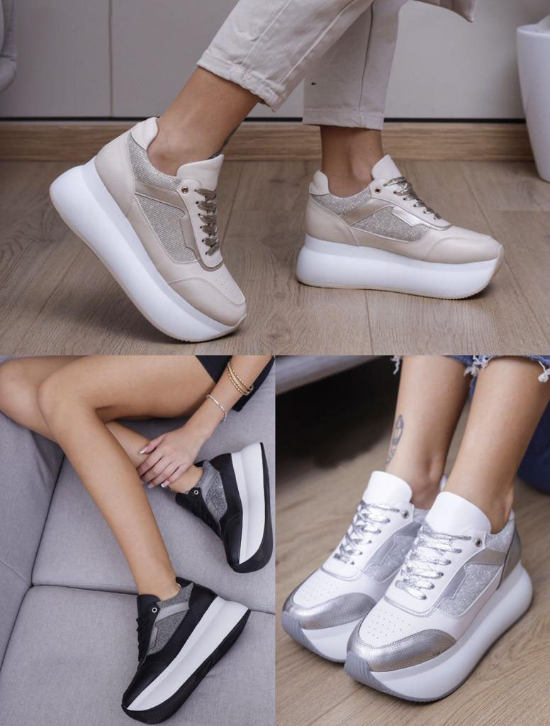 Sneakers ab2302-1 weiß.