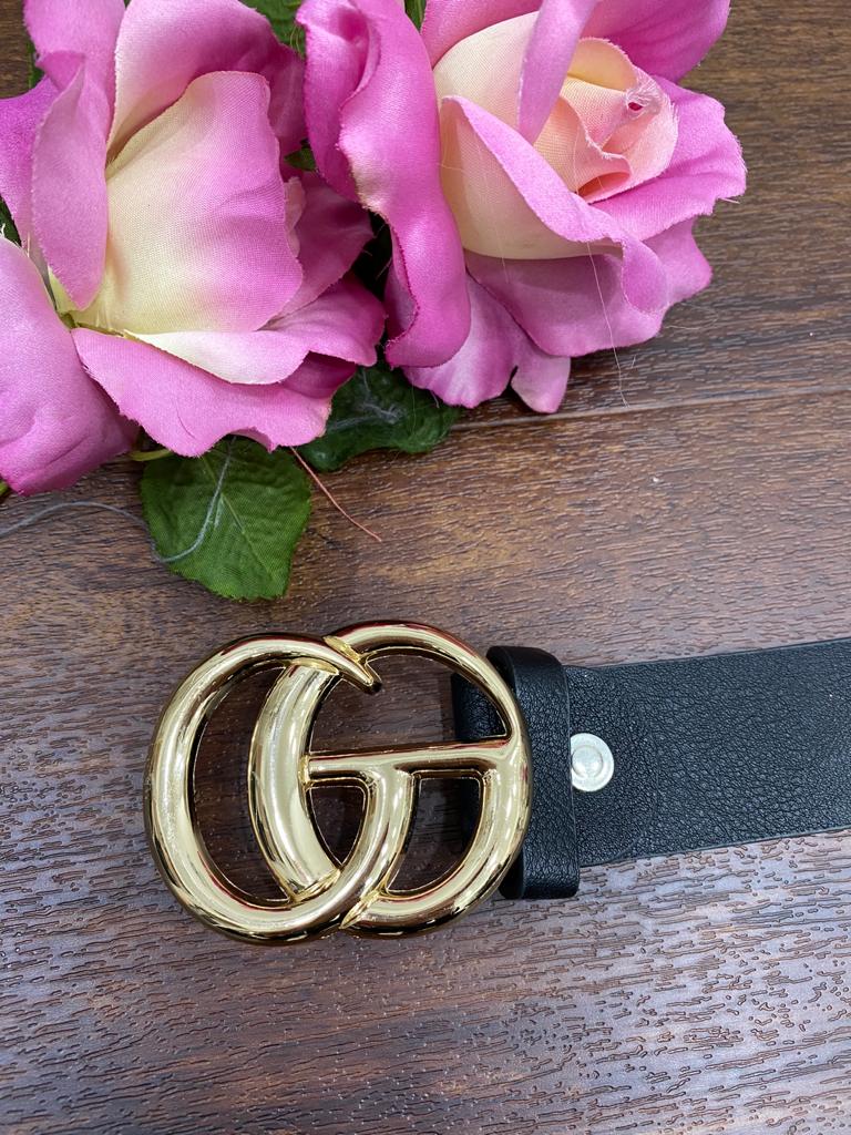 Black / gold Gusa belt