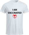 Frau geimpftes T-Shirt