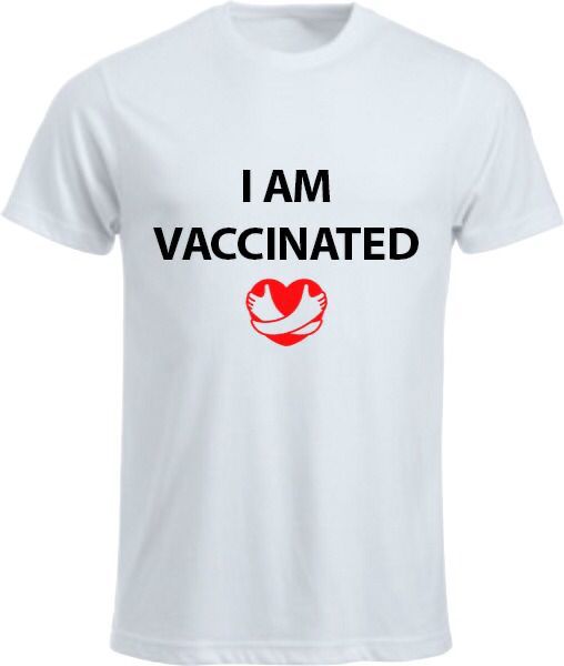 Woman vaccinated t-shirt