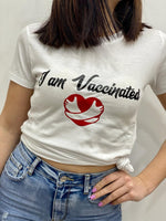 Camiseta de la mujer de la inmunidad