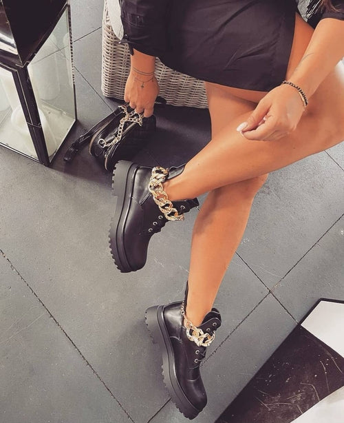 Black ML178 ankle boot