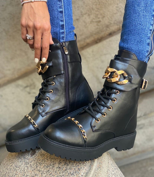 Botte Black KL858 à la cheville