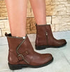 Brown ankle boot 23669J4