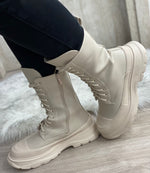 Beige K71 ankle boot