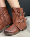 MP306-3 leather ankle boot