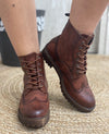 Brown LY52-2 ankle boot