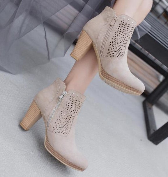 Beige JH20-20 ankle boot