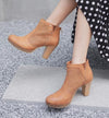 JH20-22 Camel ankle boot