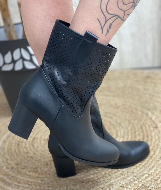 Botte de cheville Noir JH20-179