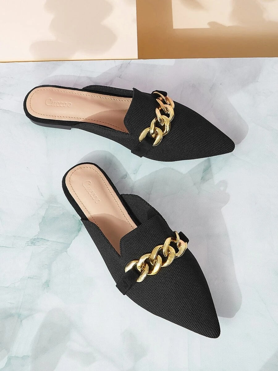 Schwarzer PU03 Mokassin.