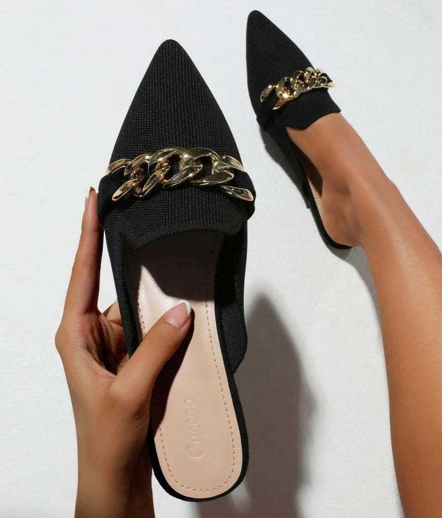 Schwarzer PU03 Mokassin.