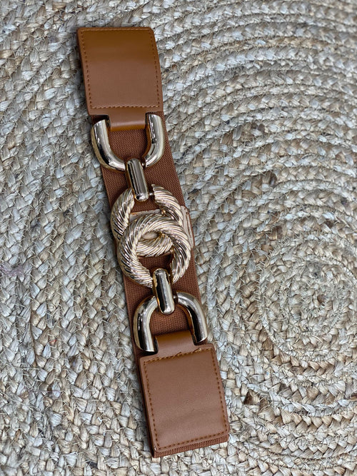 Massy leather belt