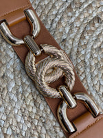 Massy leather belt