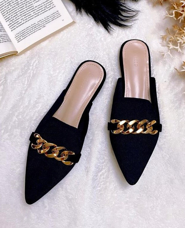 Schwarzer PU03 Mokassin.