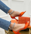 Orange B2513 sandal