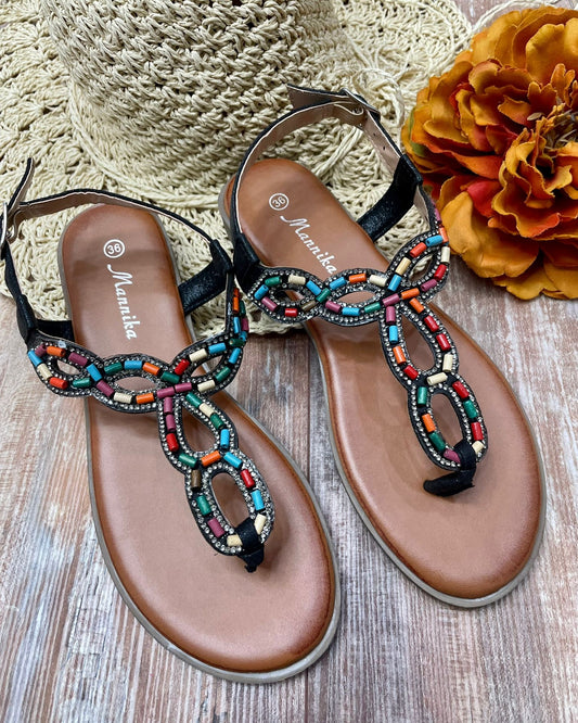 Sandalo S060249 Nero