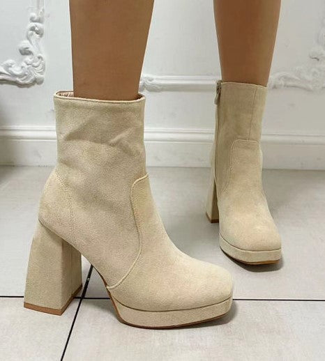 Stivaletto Y7026 Beige