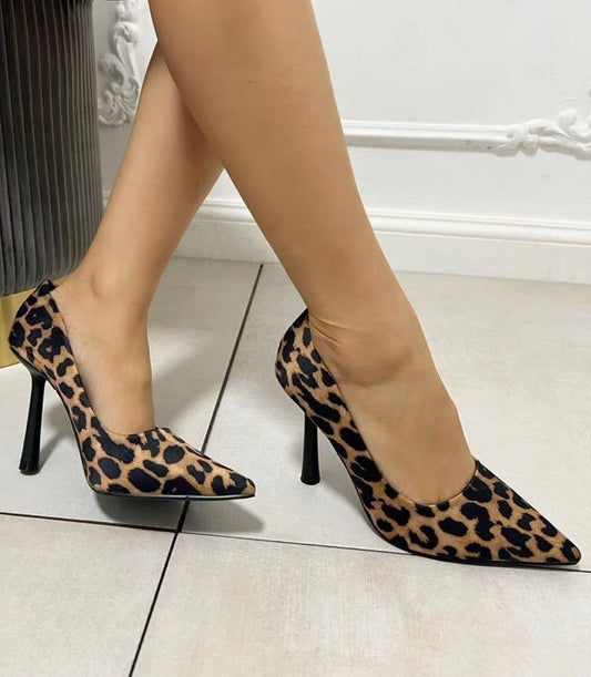 Décolleté Y7012 Leopardato