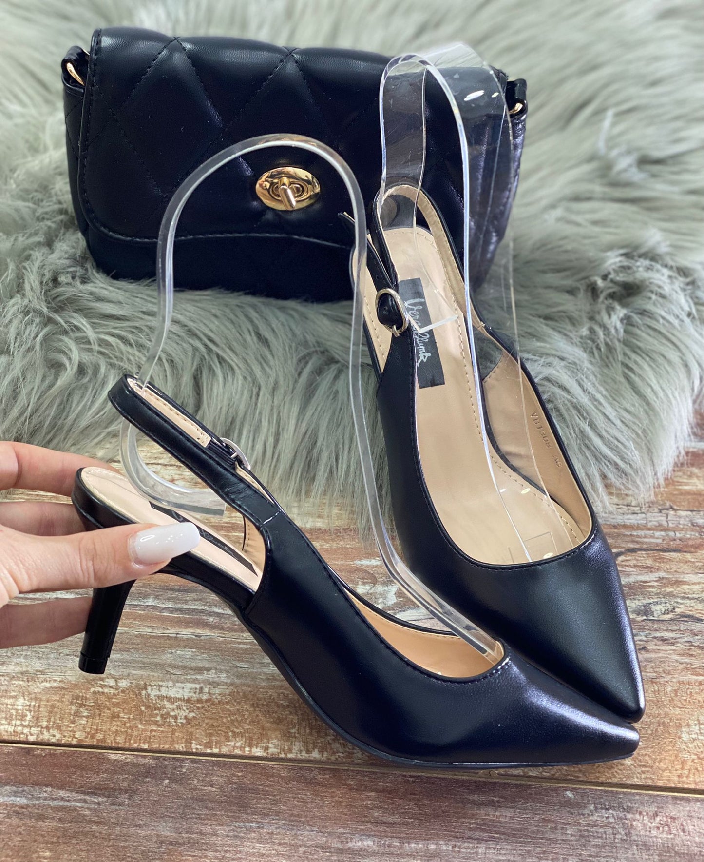 Décolleté VB1308 Nero