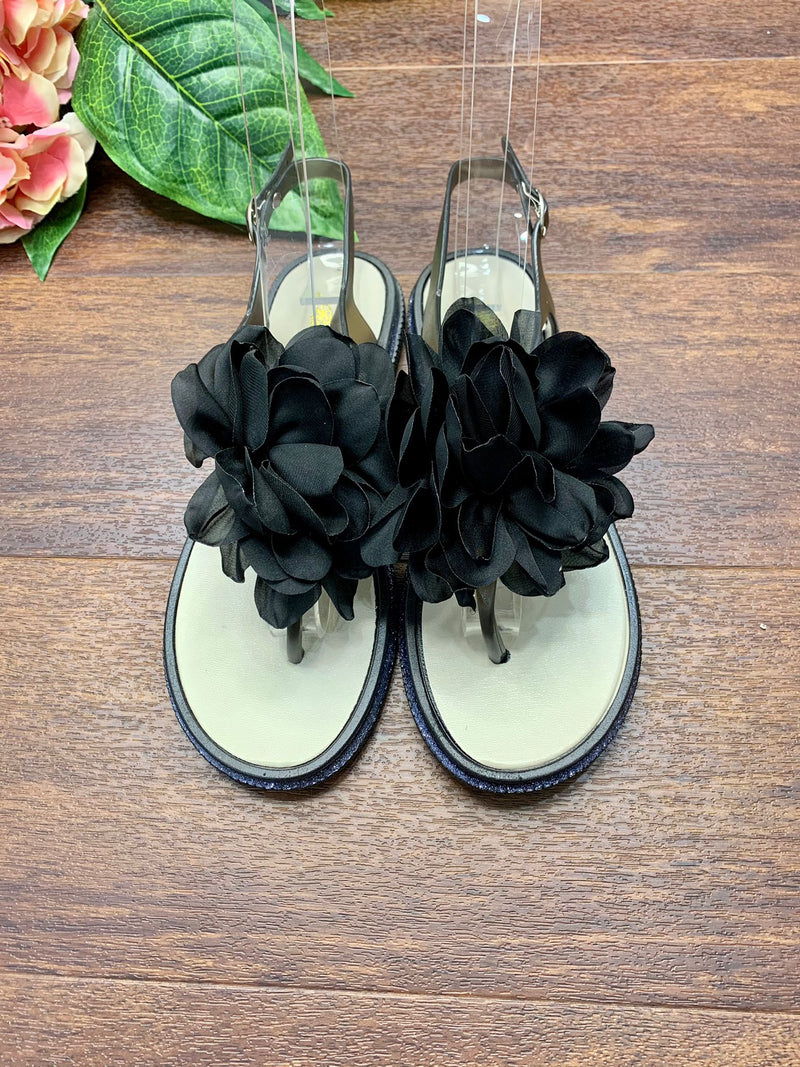 99-55 black sandal