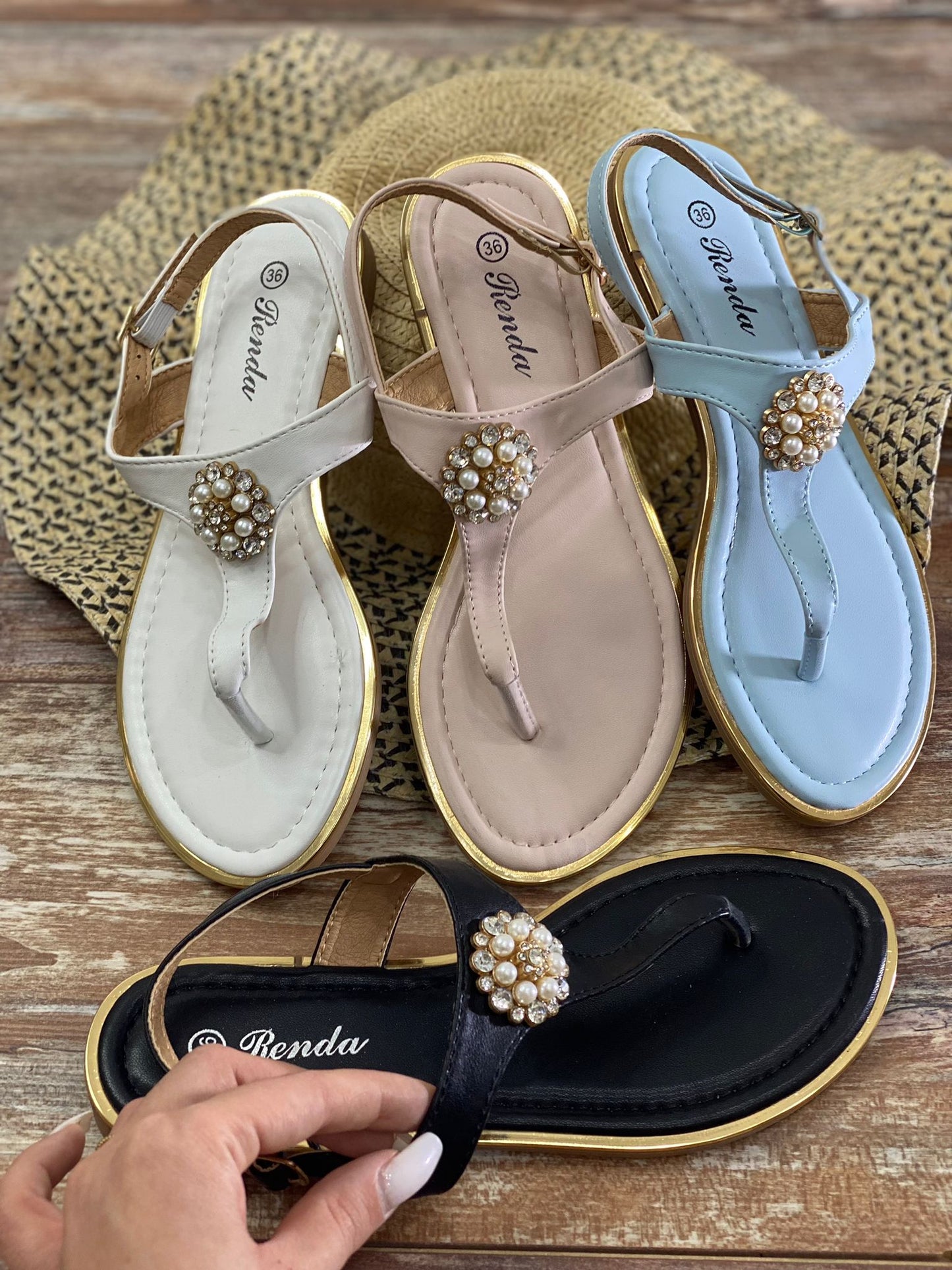 Sandalo RD083 Bianco