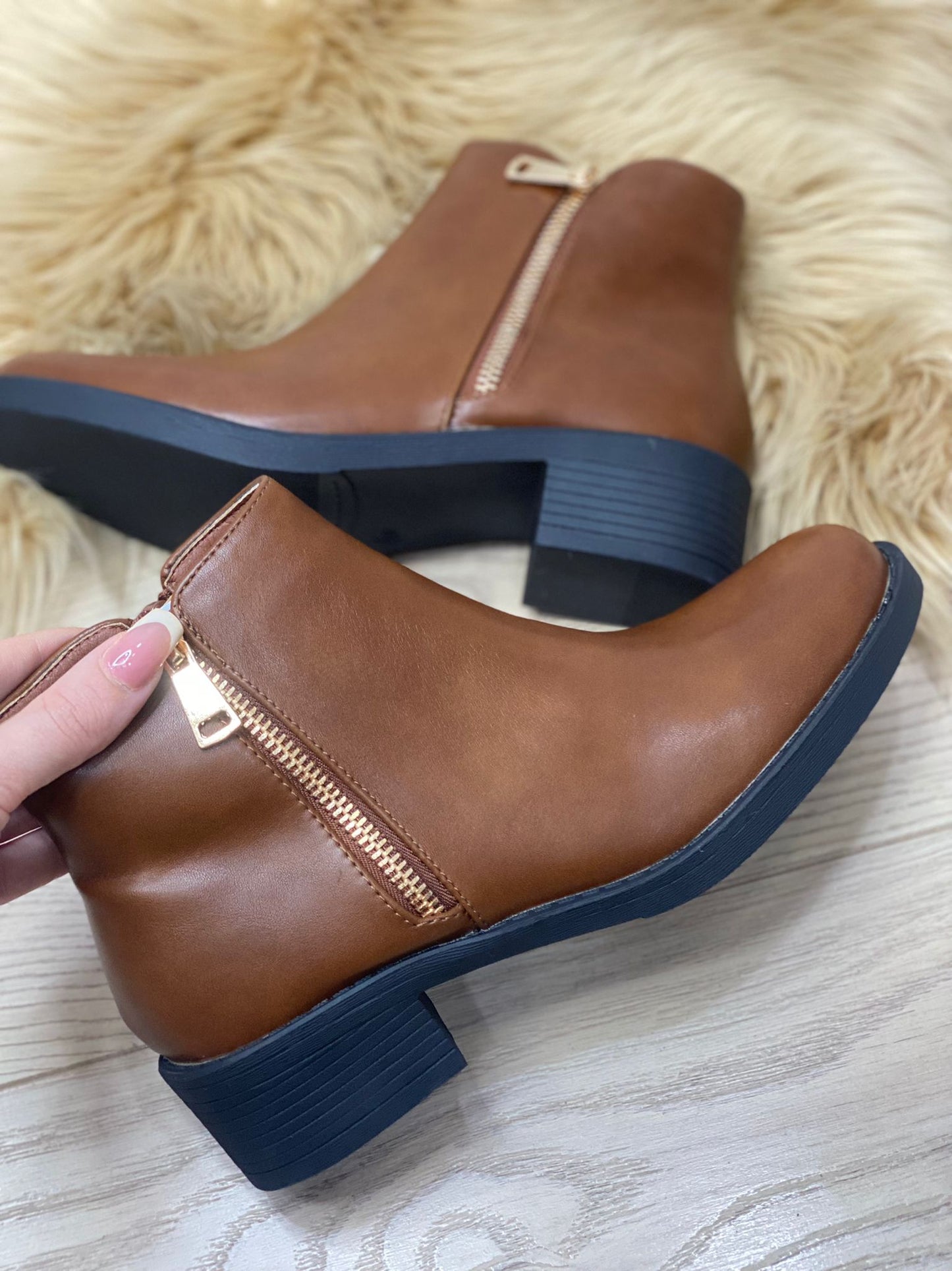 Stivaletto VB22505 Cuoio