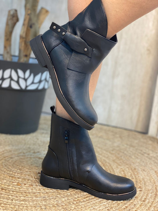 HL1A010-3 Botte à la cheville noire